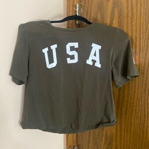 USA size medium crop top